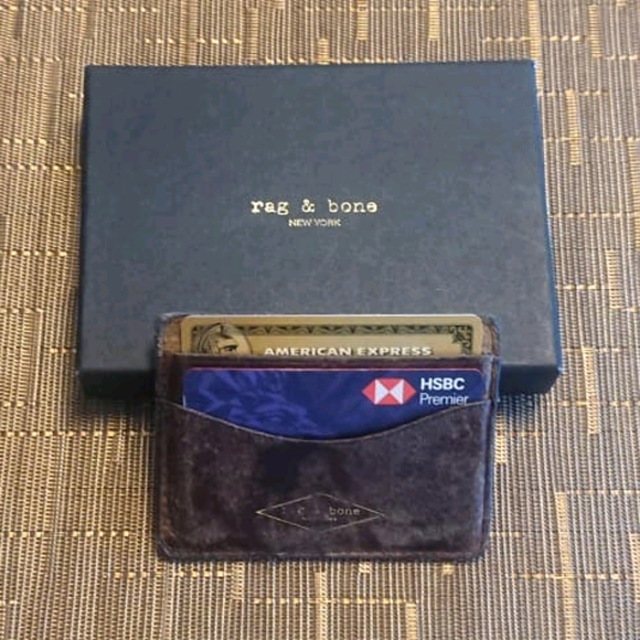 rag & bone Other - RAG & BONE distressed leather card holder
